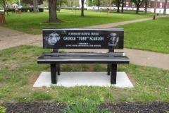Franklin Veterans-Scanlon bench